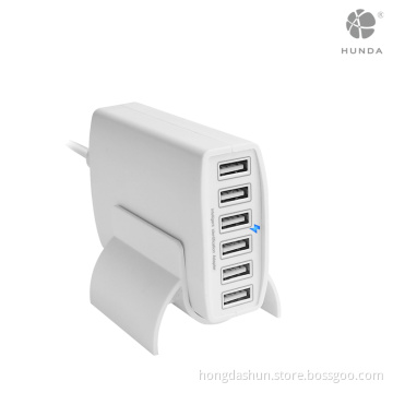 Perfect Android & IOS mobile phone Japan 60W 6 port multi USB Charger